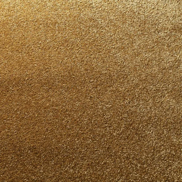 JAB Amaze 445 curry – quadratische Draufsicht Velours-Teppichboden in curry